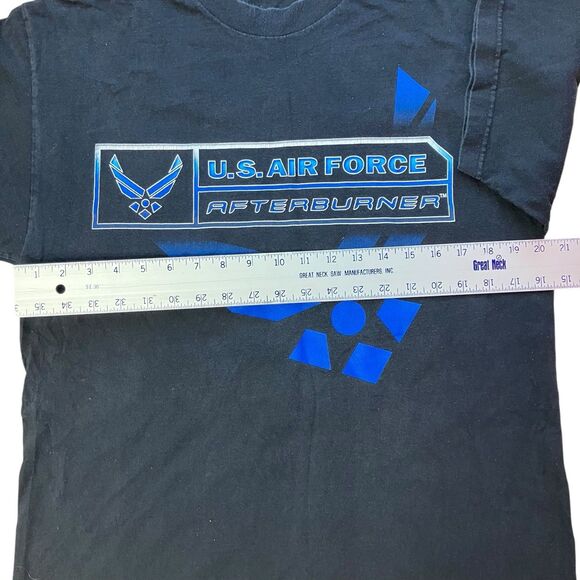 Vintage U.S. Air Force Afterburner Monster Jam T Shirt Mens Large Black Military - Picture 7 of 10